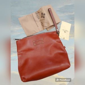 Patricia Nash leather zip clutch wallet purse